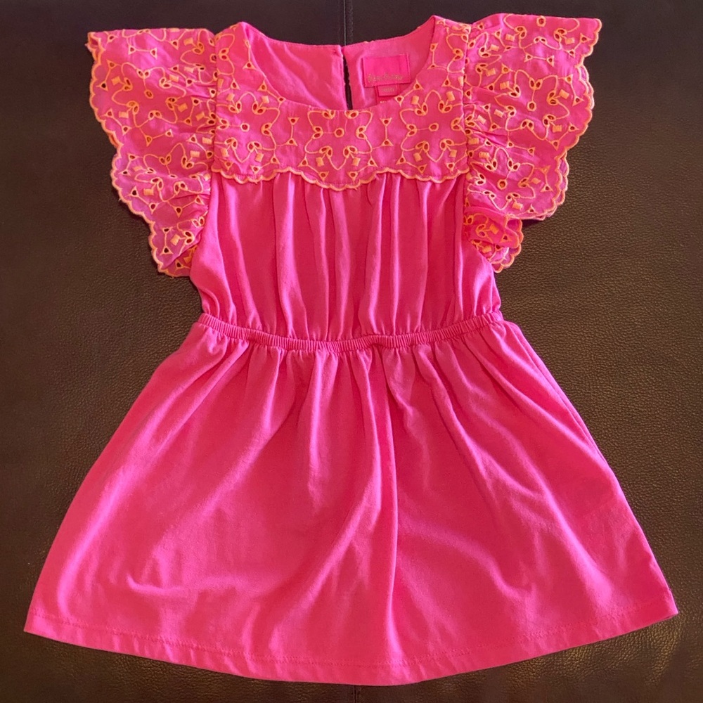 EUC Lilly Pulitzer Girls Evette Dress, size XS (2-3)